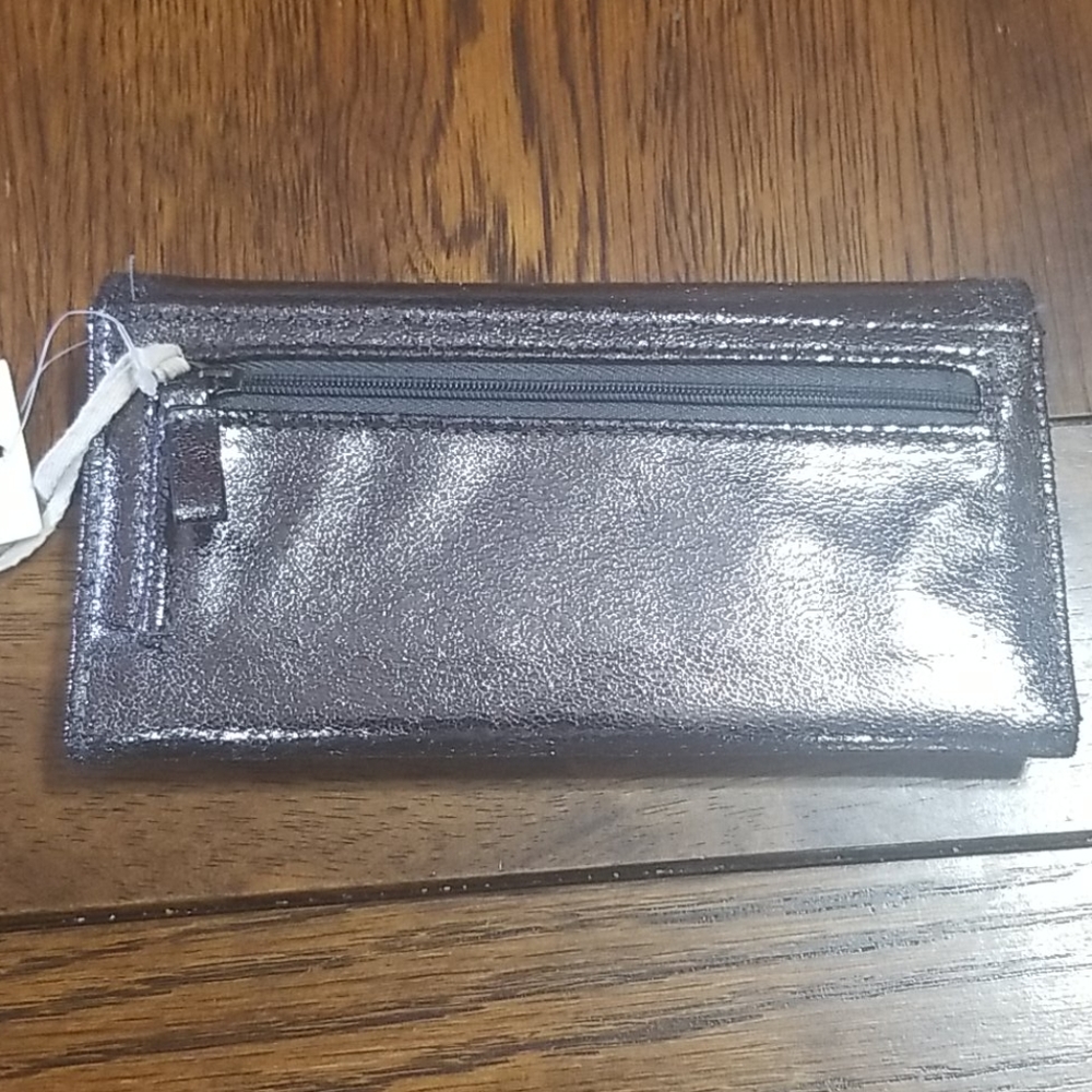 NWT Jessica Simpson Silver/pewter metallic Wallet - Picture 4 of 5